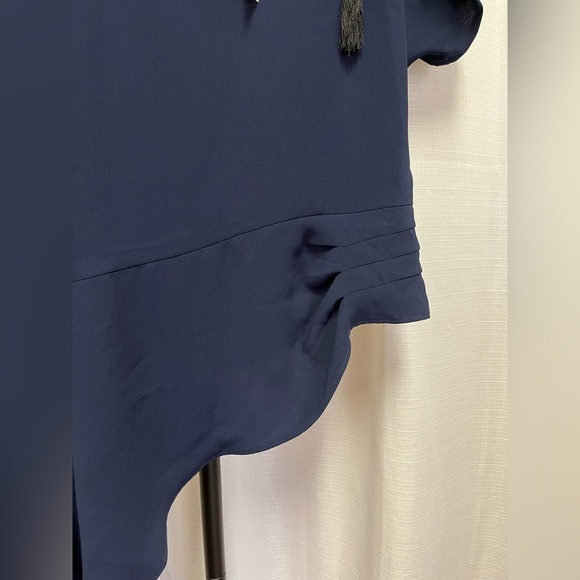 Trina Turk Cheetah 2 Asymmetrical One-Sleeve Top NWT | size medium - Picture 3 of 6